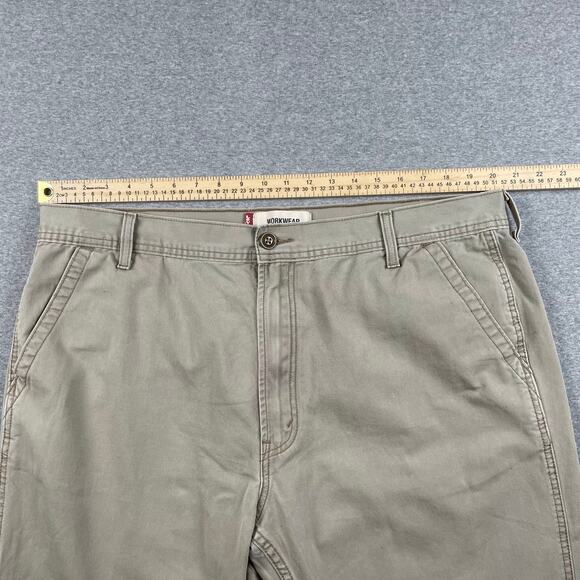 Levis Pants Mens 40x29* Tan Loose Bootcut Workwear Cargo Y2K Skater Streetwear - Picture 4 of 16